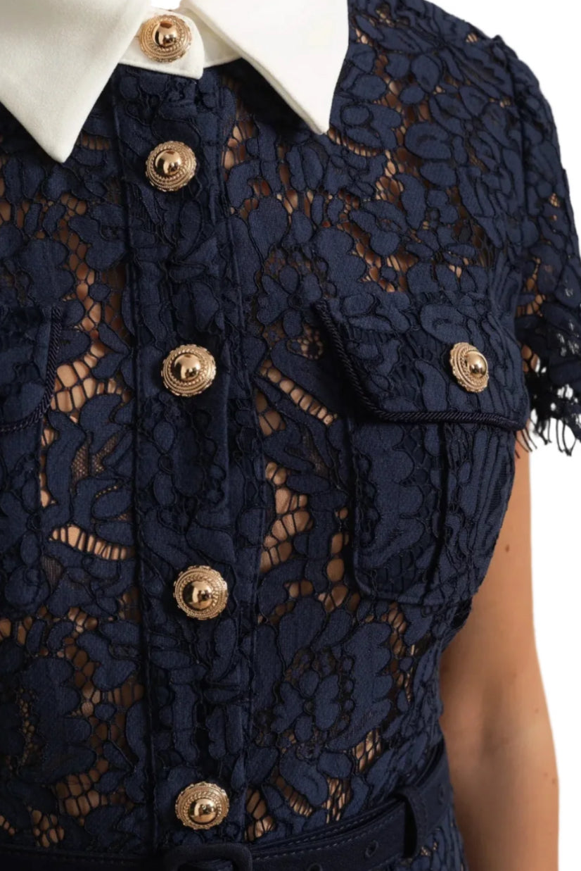 Kensington Lace midi dress