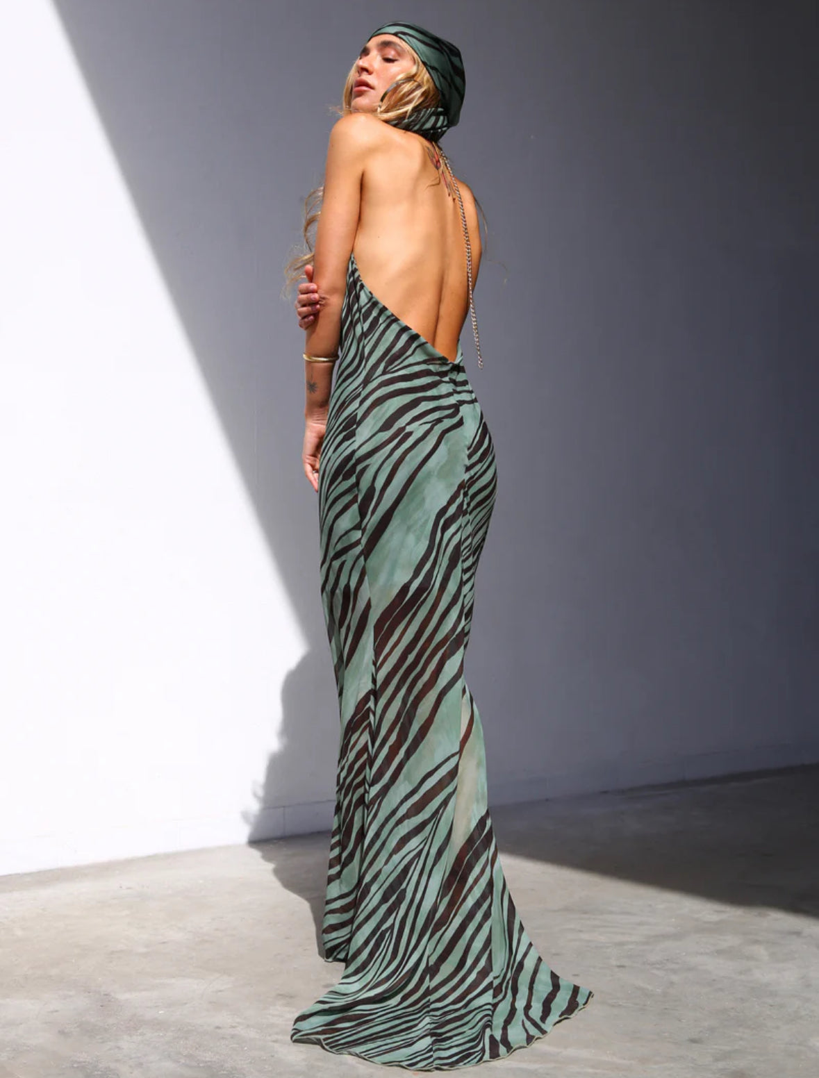 Solea Silk Chiffon Dress