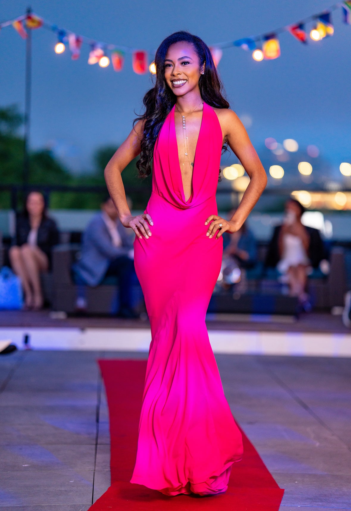 Fuchsia Goddess Gown